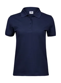 Tee Jays Dames zware piquépolo in Navy, voorkant
