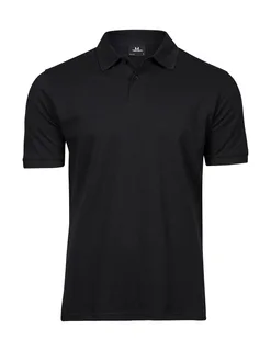 Tee Jays Zware piquépolo in Black, voorkant