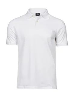 Tee Jays Zware piquépolo in White, voorkant