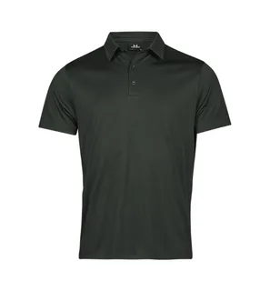 Tee Jays Luxury sports polo in Dark Green, voorkant