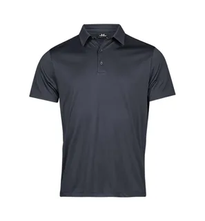 Tee Jays Luxury sports polo in Dark Grey, voorkant