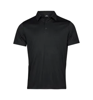 Tee Jays Luxury sports polo in Black, voorkant
