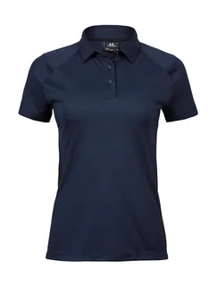Tee Jays Dames luxe sportpolo in Navy, voorkant