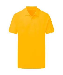 SG Cotton Polo Men in Sunflower, voorkant