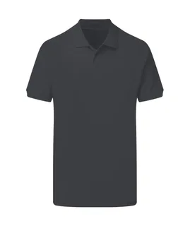 SG Cotton Polo Men in Charcoal, voorkant