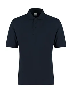 Kustom Kit Classic Fit Cotton Klassic Superwash® 60° Polo in Navy, voorkant
