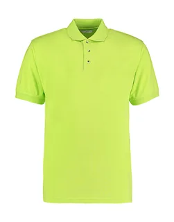 Kustom Kit Classic Fit Workwear Polo Superwash® 60º in Lime, voorkant