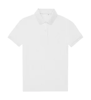 B&C My Eco Polo 65/35 /Women in White, voorkant