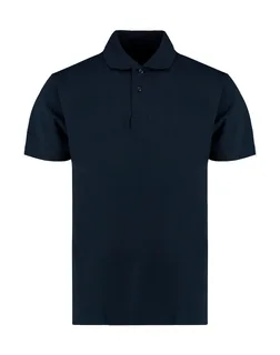 Kustom Kit Heren Workforce polo, regular fit in Navy, voorkant