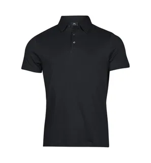 Tee Jays Polo van pimakatoen in Black, voorkant