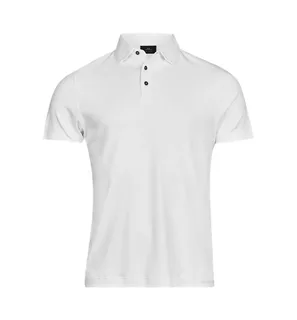 Tee Jays Polo van pimakatoen in White, voorkant