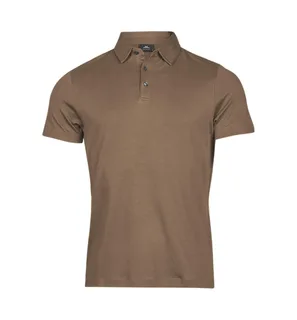Tee Jays Polo van pimakatoen in Wood, voorkant