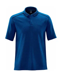Stormtech Endurance HD Polo in Azure/Black, voorkant