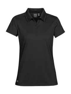 Stormtech Dames Eclipse H2X-DRY polo in Black, voorkant