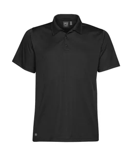 Stormtech Heren Eclipse H2X-DRY polo in Black, voorkant