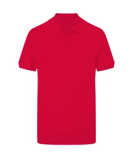 SG Signature Tagless Polo Stretch Men in Red, voorkant