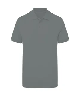 SG Signature Tagless Polo Stretch Men in Grey, voorkant