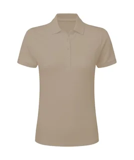SG Signature Tagless stretch polo women's in Pastel Macchiato, voorkant