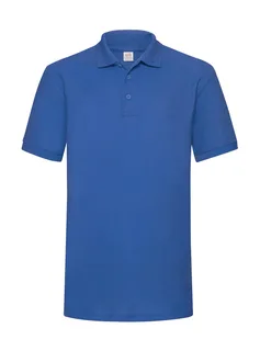 Fruit of the Loom Heavyweight 65:35 Polo in Royal, voorkant