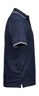 Tee Jays Luxe gestreepte stretch polo – foto 3