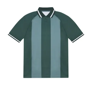 B&C Active Polo in Forest Green/Green, voorkant