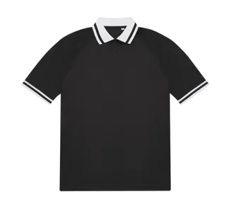 B&C Active Polo in Black, voorkant