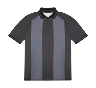 B&C Active Polo in Black/Dark Grey, voorkant