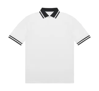 B&C Active Polo in White, voorkant