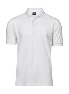 Tee Jays Luxe stretch polo in White, voorkant