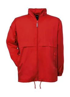 B&C Windbreaker in Red, voorkant