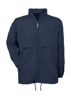 B&C Windbreaker in Navy, voorkant