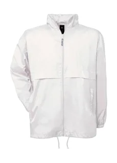 B&C Windbreaker in White, voorkant