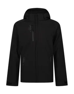Regatta Professional Repeller gevoerde softshell met capuchon in Black, voorkant