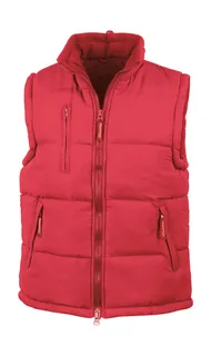 Result Ultra Padded Bodywarmer in Red, voorkant