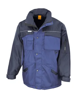 Result Work-Guard Heavy Duty combijack in Royal/Navy, voorkant