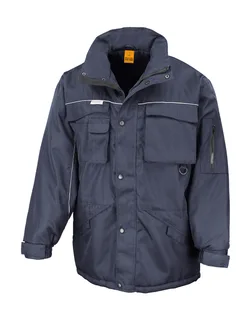 Result Work-Guard Heavy Duty combijack in Navy, voorkant