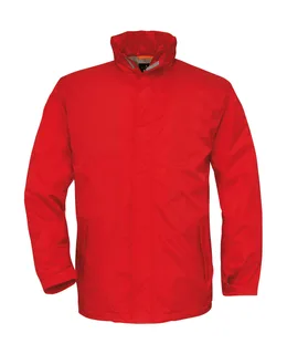 B&C Midseason parka in Red, voorkant