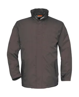 B&C Midseason parka in Dark Grey, voorkant