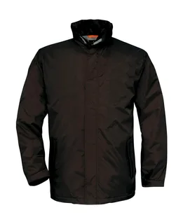 B&C Midseason parka in Black, voorkant