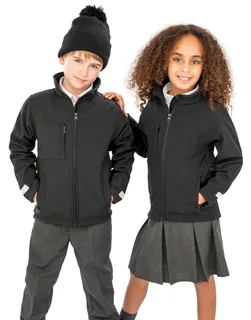 Result Kinder klassiek softshell jack – foto 2