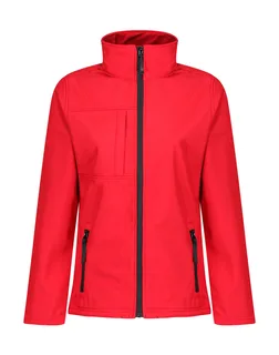 Regatta Professional Dames Octagon II softshell in Classic Red/Black, voorkant