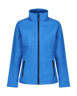 Regatta Professional Dames Octagon II softshell in Oxford Blue/Black, voorkant