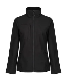 Regatta Professional Dames Octagon II softshell in Black/Black, voorkant