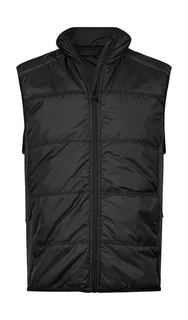 Tee Jays Hybrid-Stretch bodywarmer in Black/Black, voorkant