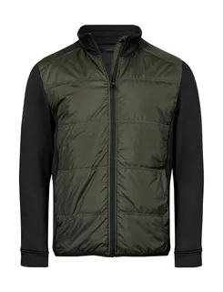 Tee Jays Hybrid-Stretch jack in Deep Green/Black, voorkant