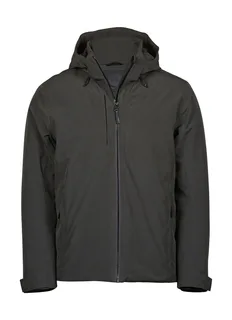 Tee Jays All Weather winterjack in Asphalt, voorkant