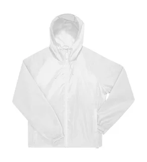 B&C #Reset Windbreaker in White, voorkant