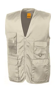 Result Work-Guard Safari bodywarmer in Camel, voorkant