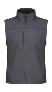 Regatta Professional Flux softshell bodywarmer in Seal Grey, voorkant