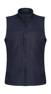Regatta Professional Women's Flux softshell bodywarmer in Navy/Navy, voorkant